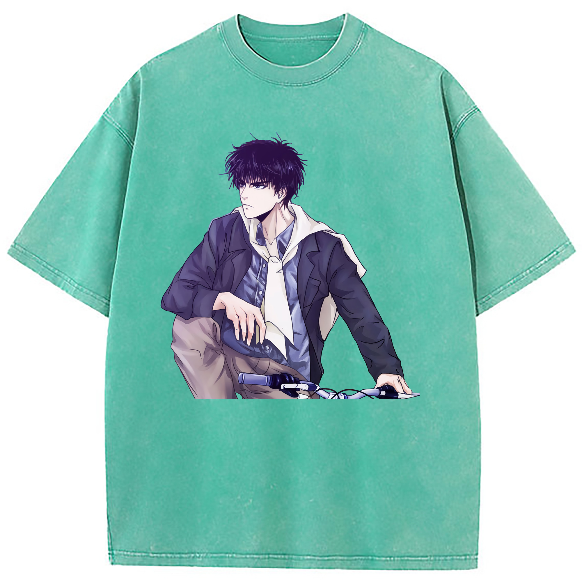 （画像用） SLAM DUNK／スラムダンク 綿100% ヴィンテージ風 半袖Tシャツ（フロントプリント）